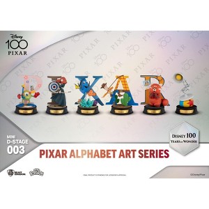 Disney 100 Years of Wonder-Pixar Alphabet Art Series Set (6 PCS) (Mini Diorama Stage) - 1 of 4