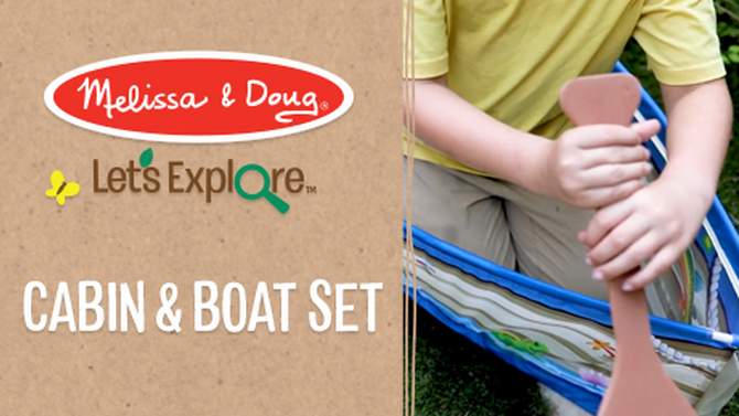 Melissa &#38; Doug Let&#39;s Explore Park Ranger Cabin and Boat, 2 of 19, play video