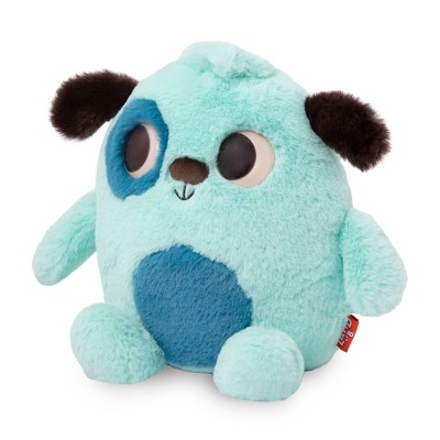 blue stuffed dog