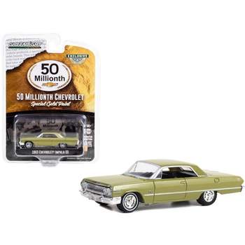 1963 Chevrolet Impala SS Special Gold Met. Paint "50 Millionth Produced" "Hobby Exclusive" 1/64 Diecast Model by Greenlight