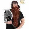 HalloweenCostumes.com One Size Fits Most  Men  Lord of the Rings Gimli Hat and Beard Halloween Costume Accessory Set,  Brown/Brown - 4 of 4