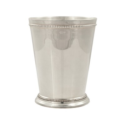 Sterling Silver Plated Brass Mint Julep Cup, 12 oz
