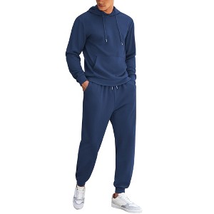 COOFANDY Men's Tracksuit 2 Piece Hoodie Athletic Sweatsuits Casual Jogging Suit Sets - 1 of 4