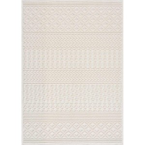Hauteloom Drago White Washable Area Rug - 1 of 4