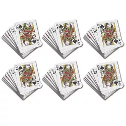 Learning Advantage Standard Playing Cards, 52 Per Pack, 6 Packs
