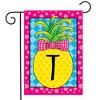 Briarwood Lane Summer Garden Flag 18x12.5 For Outdoor Pineapple Monogram Letter T Garden Flag Flag For Summer Garden Flag Flags For Outside - 2 of 4