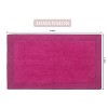 Home Weavers Luxury Collection 100% Cotton Tufted Bathroom Rug, Non-Slip Latex Bath Rug - 3 of 4