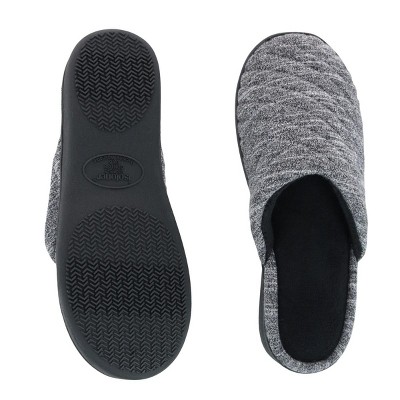 Black Genuine Suede and Knit Women's Walking Clogs
