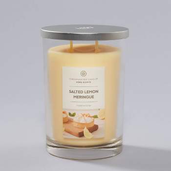 19oz 2 Wick Jar Candle Salted Lemon Meringue - Home Scents by Chesapeake Bay Candle