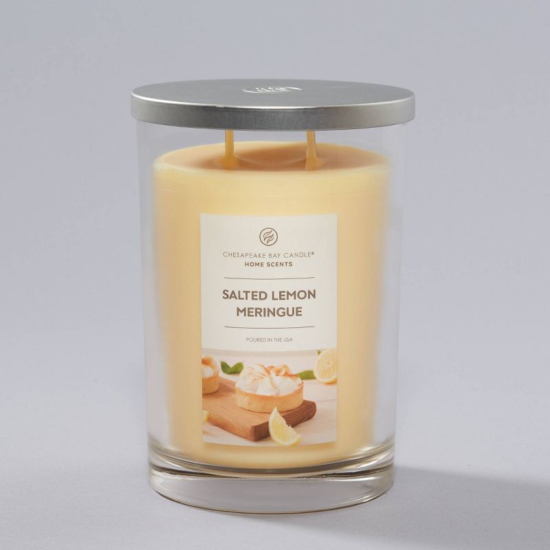 19oz 2 Wick Jar Candle Salted Lemon Meringue - Home Scents by Chesapeake Bay Candle, 1 of 8
