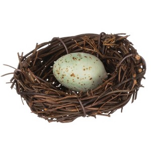 Sullivans Artificial Birds Nest With Egg 1"H x 2"W Green - 1 of 1
