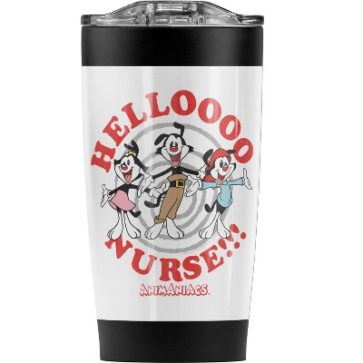 Animaniacs Hello Nurse Steel Tumbler 20oz Coffee Travel Mug