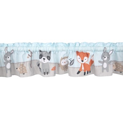 Woodland Friends Nursery Rod Pocket Window Valance 2-Pack