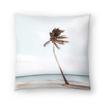 Palm Tree Print By Tanya Shumkina Throw Pillow - Americanflat Coastal Landscape