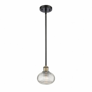 Ithaca - 1 Light Stem Hung Mini Pendant In Industrial Style-7 Inches Tall and 6 Inches Wide - 1 of 1
