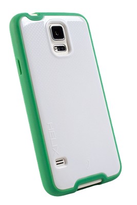 WirelessOne Helix Case for Samsung Galaxy S5 (White/Green)