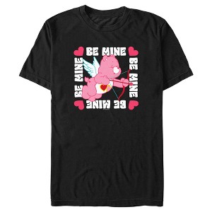 Men's Care Bears Valentine's Day Love-a-Lot Bear Be Mine T-Shirt - 1 of 4