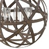 Hinkley Carson 26 1/2" Wide Vintage Iron 5-Light Outdoor Chandelier - 2 of 3
