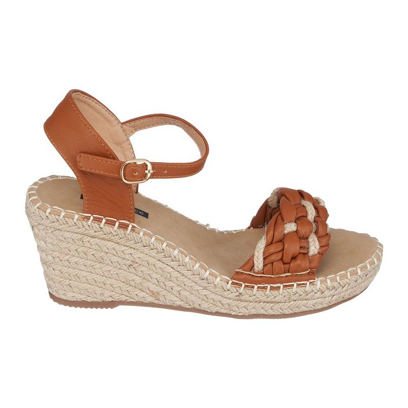 GC Shoes Cati Woven Espadrille Comfort Slingback Wedge Sandals, 2 of 6