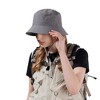 Anna-Kaci Lightweight Packable Bucket Hat with Ventilated Crown Chin Strap and Adjustable Fit for Travel Hiking and Outdoor Use - 3 of 4