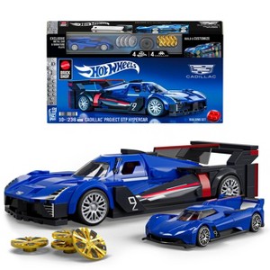 Mattel Brick Shop Hot Wheels Cadillac Project GTP Hypercar Building Toy Kit (236 Pieces), for Collectors - 1 of 4