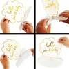 Sparkle and Bash 6 Pack Hello Sweet Baby Honeycomb Centerpiece for Baby Shower Boy or Girl, White & Gold Foil, 10" - 4 of 4