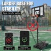 Basketball Hoop, Adjustable Outdoor Basketball Hoop, 4-10FT Portable Basketball Goal System with Enlarged Base and PC Backboard for Adult - 3 of 4