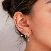 Gold Hoop Earrings for Women Trendy,14K Real Gold Plated Cute Stud Earrings Small Huggie Hoop Earrings non tarnish Jewelry for Women - 3 of 4