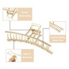 Unique Bargains Women's Metal Hair Clips Gold Tone 2 Pcs - 4 of 4