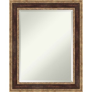Amanti Art Ridge Beveled Framed Bathroom Vanity Wall Mirror - 1 of 4