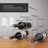 Viski Geo Gold Bottle Wine Rack, Honeycomb Design - 2 of 4
