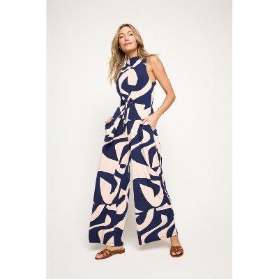 WEST K Women's Camille Sleeveless Back Slit Jumpsuit