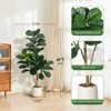 Garvee 4/5/6/7FT Fiddle Leaf Fig Tree Artificial with Leaves - Realistic Faux Ficus Lyrata Trees in Grey Planter Pot, Indoor Fake Floor Plants - 4 of 4