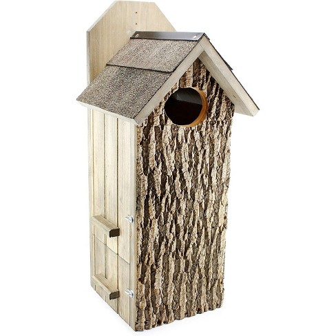 Uncle Dunkels Premium Pine Wood Duck House; Rustic Handmade Duck ...