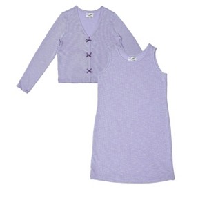 Luv Betsey Girls Dress with Matching Sweater - 1 of 3