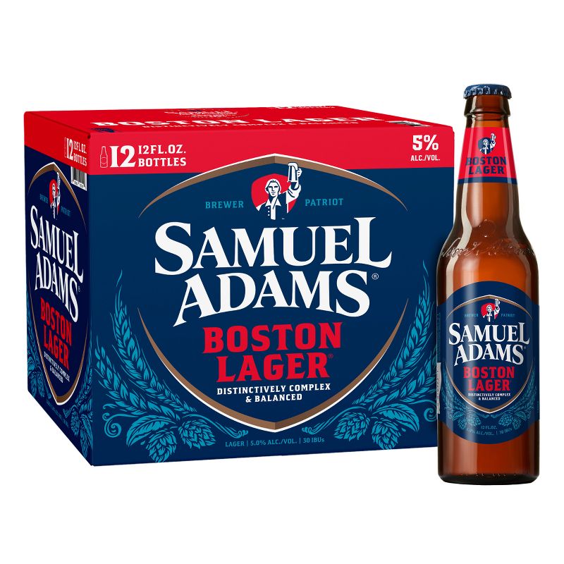 Samuel Adams Boston Lager Beer - 12pk/12 fl oz Bottles, 1 of 11