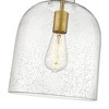 Pearson Collection Brushed Nickel Caged Pendant Light - 1 Bulb, Dimmable, Industrial Style - 3 of 4