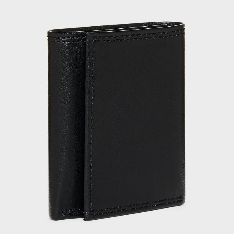 Men&#39;s RFID Trifold Wallet - Goodfellow &#38; Co&#8482; Black, 4 of 8