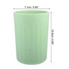 Unique Bargains Bathroom Tumbler with Smooth Lines Wheat Straw Cup for Bathroom for Toothpaste 4.09''x2.80'' 1Pc - 4 of 4