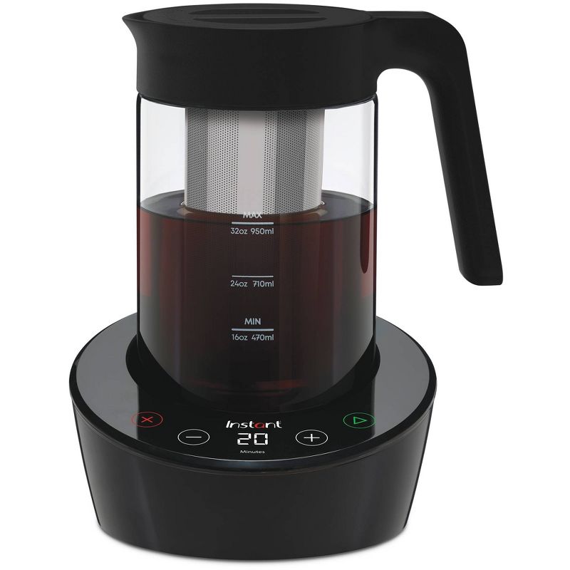 Instant 32oz Instant Cold Brew Electric Coffee Maker Black, 1 of 6