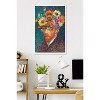 Trends International Reinders: Master Twist - Van Gogh Self Portrait Flowers Framed Wall Poster Prints White Framed Version 22.375" x 34" - 2 of 4