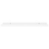 vidaXL Picture Frame Ledge Shelves 2 pcs White 23.6"x3.5"x1.2" MDF - 4 of 4