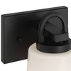Possini Euro Design Possini Euro Barnes 9" High Black Wall Sconce - 3 of 4
