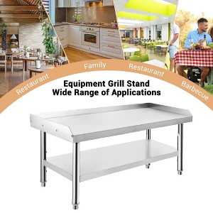 Stainless Steel Work Table & Heavy-Duty Kitchen Stand with 1000 lb Capacity - 1 of 4