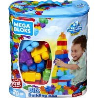 Mega Bloks Big Building Bag 80-Piece Building Set