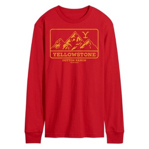 Men's - Yellowstone - Yellowstone Dutton Ranch Long Sleeve Graphic T-Shirt - 1 of 4