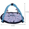 Bacati - Baby Activity Gyms & Playmats (Woodlands Aqua/Navy/Grey) - 4 of 4