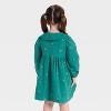 Toddler Girls' Long Sleeve Embroidered Woven Dress - Cat & Jack™ - 2 of 4