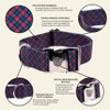 Country Brook Petz HossFit Jr Wide Premium Dog Collar - Plaid and Argyle Collection - 3 of 4