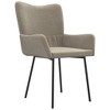 vidaXL Dining Chairs 2 pcs Light Gray Velvet - 4 of 4